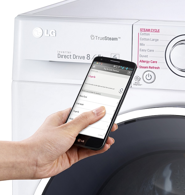 LG Перална машина със сушилня от енергиен клас а с капацитет 8/5 kg, LED дисплей и функция NFC, FH4U2TDH1N, thumbnail 5